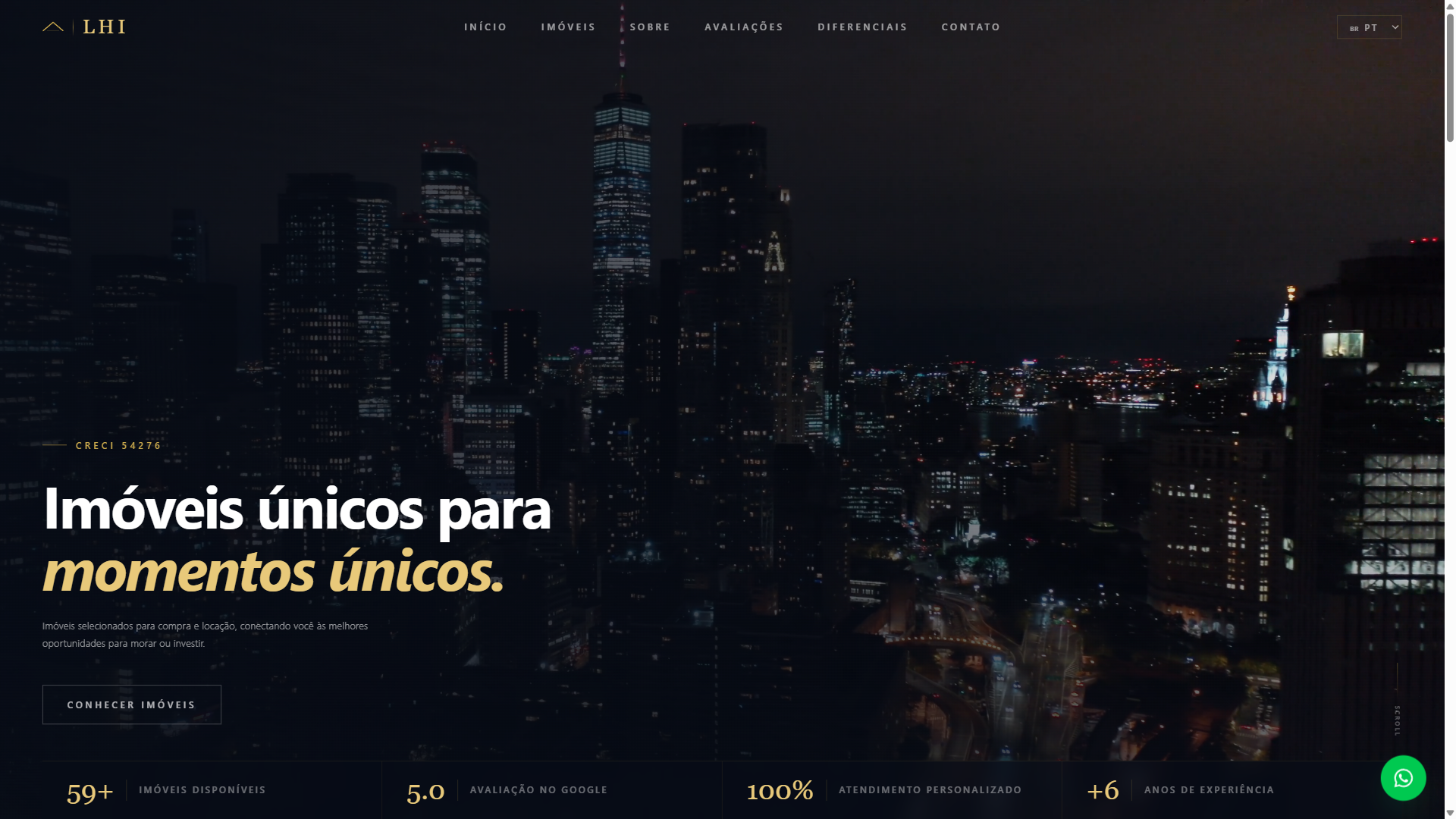LHI Imóveis - Site Imobiliário