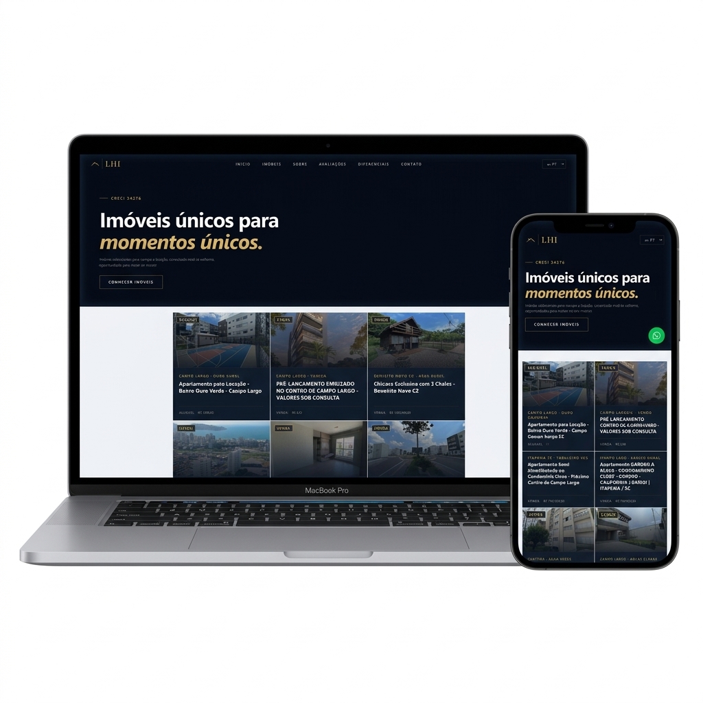 LHI Imóveis - Site Imobiliário